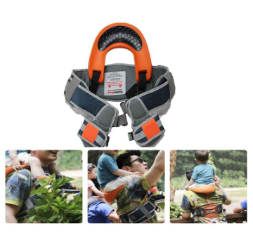 New Outdoor Lazy Saddle Child Shoulder Carrier Baby Saddle Toddler Hiking Backpack Baby Ankle Straps Hands Free Backpack-Holds