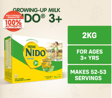 NIDO 3+ Powdered Milk Drink For Pre-Schoolers Above 3 Years Old 2kg