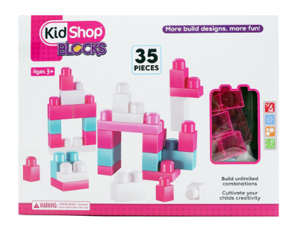 KidShop Blocks 'n Crafts 35 pcs Building Blocks