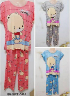 Korean pajamas set (sleepwear + pajama pants)Assorted Design