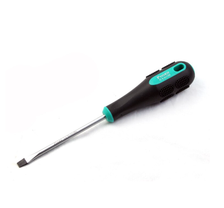 Pro'sKit 9SD-210A ProsKit Pro-Soft Screwdriver (-5 5x100mm) Anti Slip Flat Screwdriver