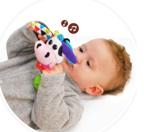 Yookidoo Cow  Shake Me Rattle for Babies and Toddlers