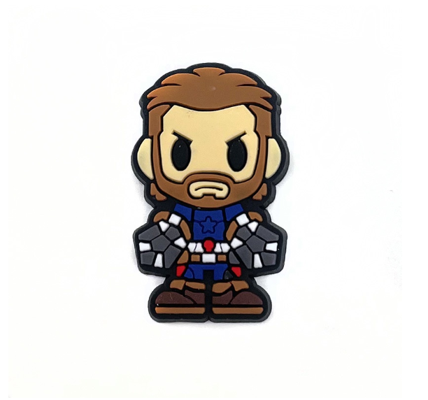 Marvel Iron Man Captain America Series jibits Avengers Jibits croc Accessories Charms Shoe Buckle Decoration Pins for Kids C25