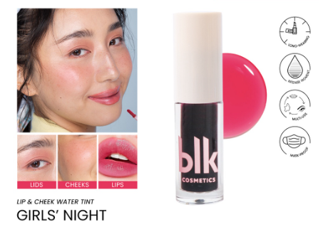 Blk Cosmetics Fresh Lip and Cheek Water Tint Girls Night