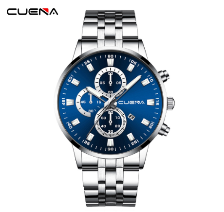 CUENA Men's Watches Original Brand Luxury Business Analog Quartz Waterproof 6025 M9