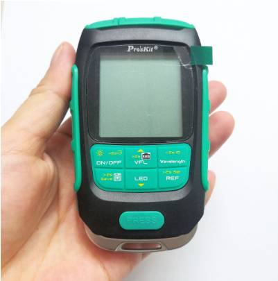 Proskit MT-7616 4 IN 1 Optical Multimeter Fiber Optic Power Meter VFL Laser Source 30MW Visual Fault Locator Lan Cable Tester LED Flashlight