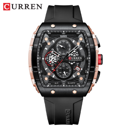 CURREN Original Brand Men's Watch Multifunctional Timing Luminous Fashion Business Sports Quartz Waterproof 8442 X M3