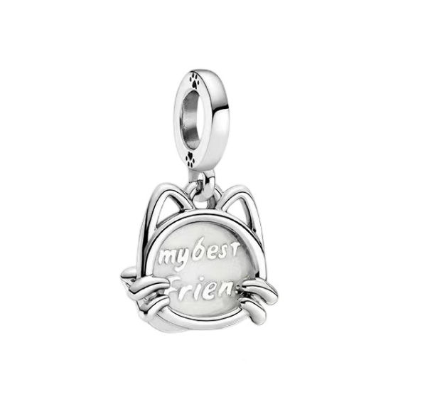 S925 Pandora Disney Series Charm Pendant Pumpkin Car with Beadles Suitable for Pandora Bracelet Exquisite Jewelry Gift s30