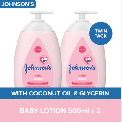 Johnson's Baby Lotion 500ml x 2