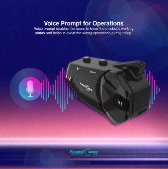 Freedconn R1-PRO Motorcycle Helmet Bluetooth Intercom