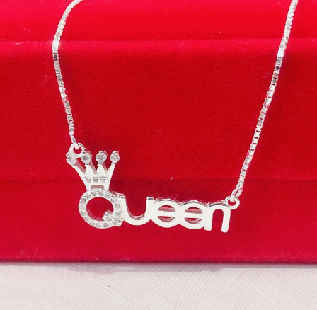 Silver Originals Ln083 925 Italy Center chain Necklace Ch067