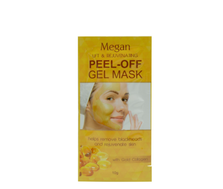 MEGAN Gold Collagen Peel Off Clay Mask 10G