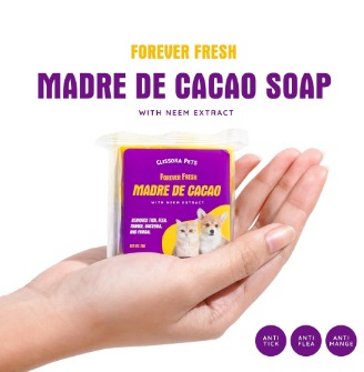 Clissora Pets Madre De Cacao Soap With Virgin Coconut Oil And Neem Extract 70g