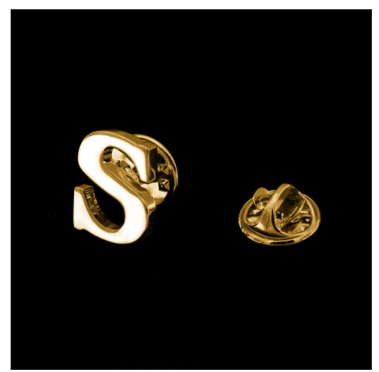 Fashion A-Z Alphabet Brooch Women Men Badges Gold Color Initial Letter Brooches Metal Pins Accessories Jewelry Gift S