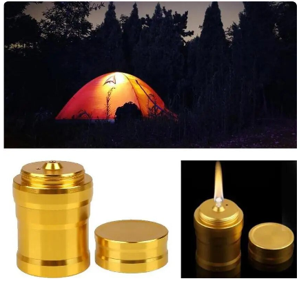 Portable Metal Mini Alcohol Lamp Lab Equipment Heating Liquid Stoves for Outdoor Survival Camping Hiking Travel Without