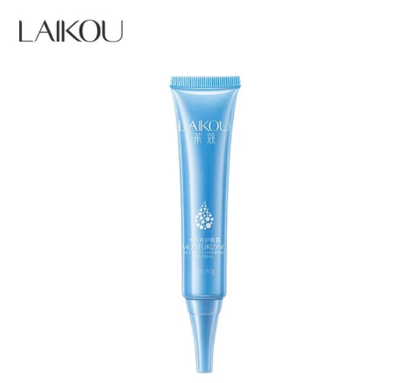 LAIKOU Eye Cream Remover Dark Circles Hyaluronic Moisturizing Eye Cream Anti-Wrinkle Anti-Aging Effective Puffiness