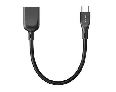 Awei CL-14 OTG Type-C Cable Male to Female On the Go USB Adapter Cable 22.5cm