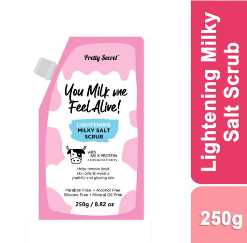 PRETTY SECRET Lightening Milky Salt Scrub 250g 8.82oZ