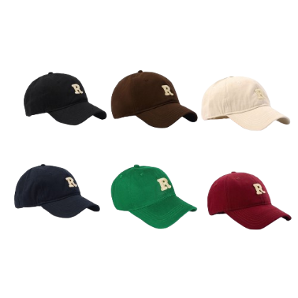 Lovito Women Letter Print Outdoor Adjustable Baseball Cap L46Ld019 (Green/Navy Blue/Black/Wine Red/Apricot/Coffee)