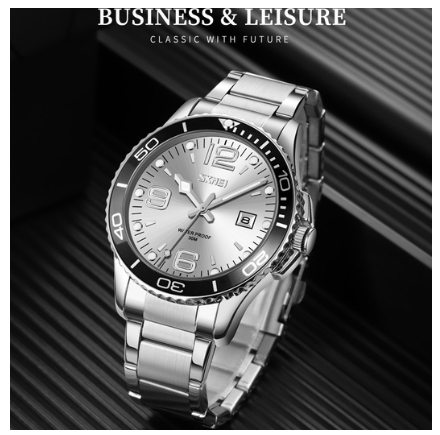 Skmei Luxury Quartz movement Date Time Wristwatches Mens Casual Waterproof Watches 9278 SILVER