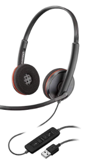 Plantronics Blackwire C3220 USB-A Wired Headset (209745-104)