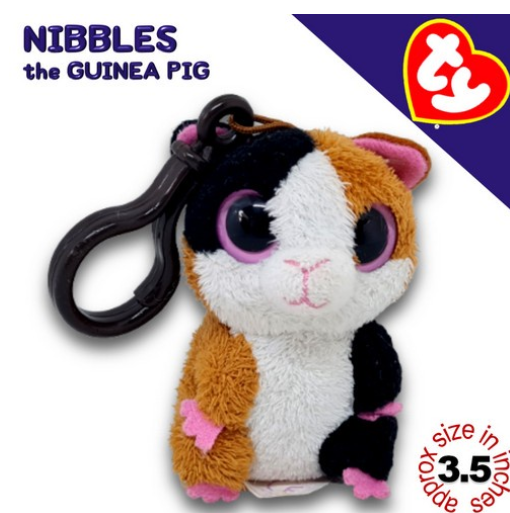 TY Key Clips-Chains Bag Charm Hanging Plushie Stuffed Toy Collection TYCC5