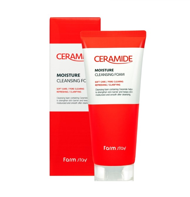 Farmstay Ceramide Moisture Cleansing Foam