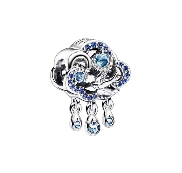 S925 Pandora Disney Series Charm Pendant Pumpkin Car with Beadles Suitable for Pandora Bracelet Exquisite Jewelry Gift s35