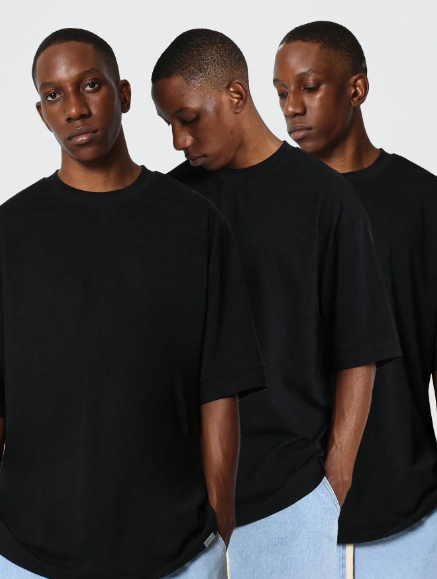 SUMWON Oversized Fit Essential Tee 3 Pack