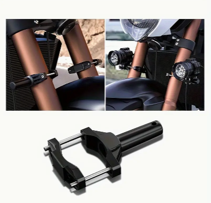 1pc Black Shock Absorbing Extension Bracket