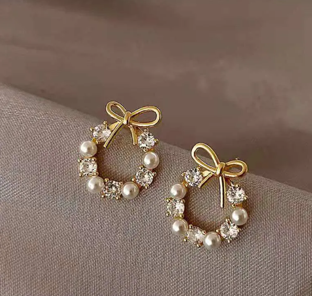 Fashion Pearl Garland Earrings