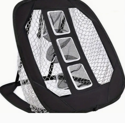Indoor Golf Training Net, Portable Golf Practice Net, Three-layer Foldable Pole Cutting Net, Golf Accessories