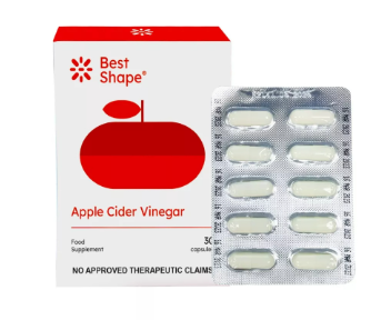 Best  Shape  Apple Cider Vinegar Capsule 600mg 1s (sold per capsule)