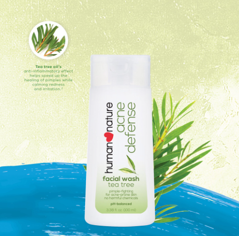 Human Nature Acne Defense Facial Wash