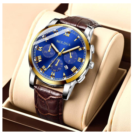 Watch For Men Water Proof Relo for Man Original Business Genuine Quartz Stainless Steel Accurate Wear-Resistant Luminous 1