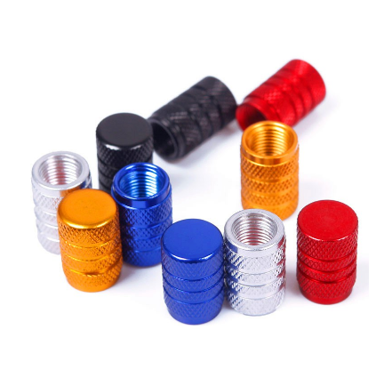 4 Pieces Aluminum Tire Wheel Rims Tire Valve Stem Caps Car Truck Vehicles Motorcycle Bike Dust Valve Stem Cap Cover