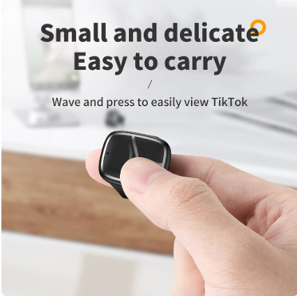 Wireless Smart Remote Control Ring Bluetooth 5.3 Mini Fingertip Remote Control Magnetic Charging 10m Effective Distance