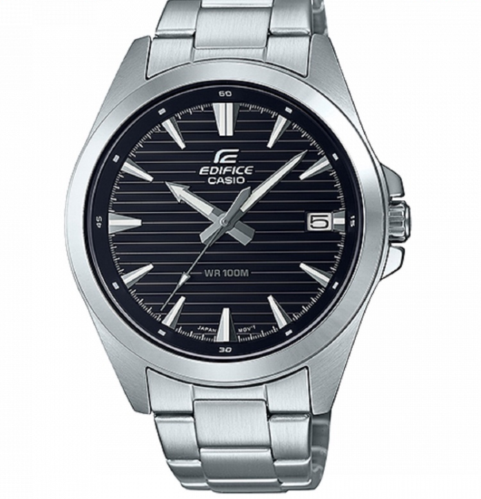 Casio Edifice EFV-140D-1A Analog Stainless Steel Strap Watch For Men