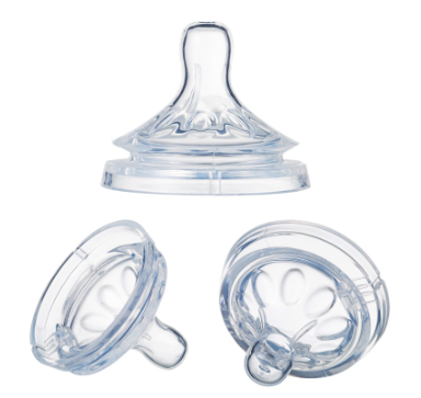 Anti Flatulence Silicone Wide Neck Baby Feeding Milk Bottle Pacifier Natural Nipple Teat for Philip Avent Bottle 1Pcs
