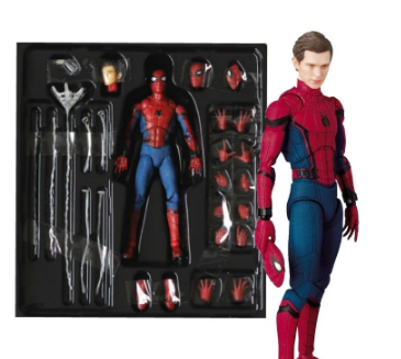 ML PVC Action Figure Spiderman Homecoming Mafex 047 Toy Gift No Box