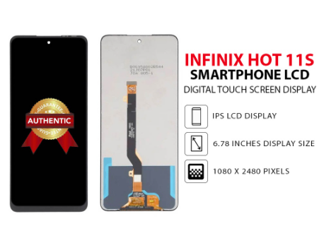 Smartphone LCD for Infinix Hot 11s Digital Touch Screen Display Frame Assembly for Replacement