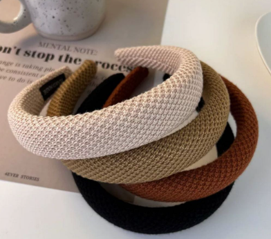 New Version Neutral Foamy Knitted Headband