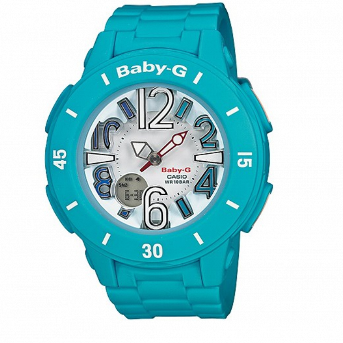 Casio Baby-g BGA-170-2BDR Digital Analog Rubber Strap Watch For Women
