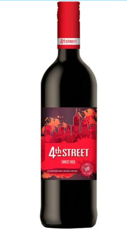 4th Street Natural Sweet Red 750ML