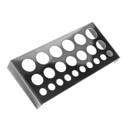 23 Holes Tattoo Pigment Holder Tattoo Pigment Ink Cap Cup Holder Stainless Steel Shelf Rack Stand Tip Supply Tattoo Accessories