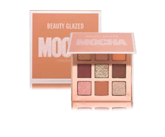 NEW BEAUTY GLAZED 9 Colors Sun Color Shimmer Matte Glitter Eye shadow Palette