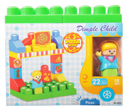Dimple Child Pizza Shop Blocks Set