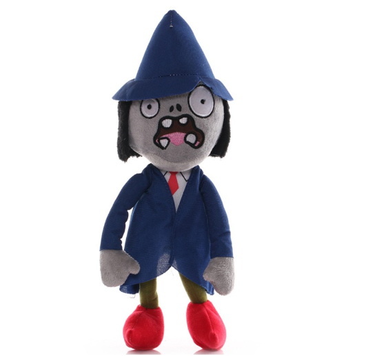 30CM Plants vs Zombies Plush Doll Peashooter SplitPea Clown Zombie Figures Soft Stuffed Toys Kids Halloween Gift Z15