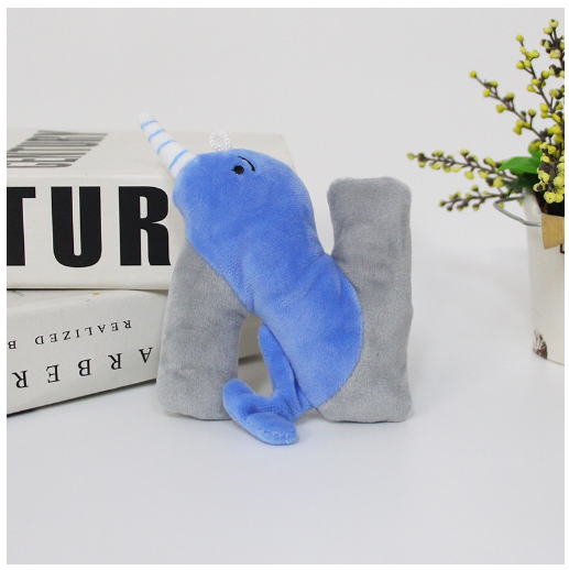 26 PCS Alphabet Plush Toy, Alphabets Alphabet Lore Stuffed Doll Preschool Educational English ABC Letter Toy for Kids Children N