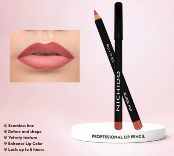 NICHIDO Professional Lip Pencil - Lp04 Rosette